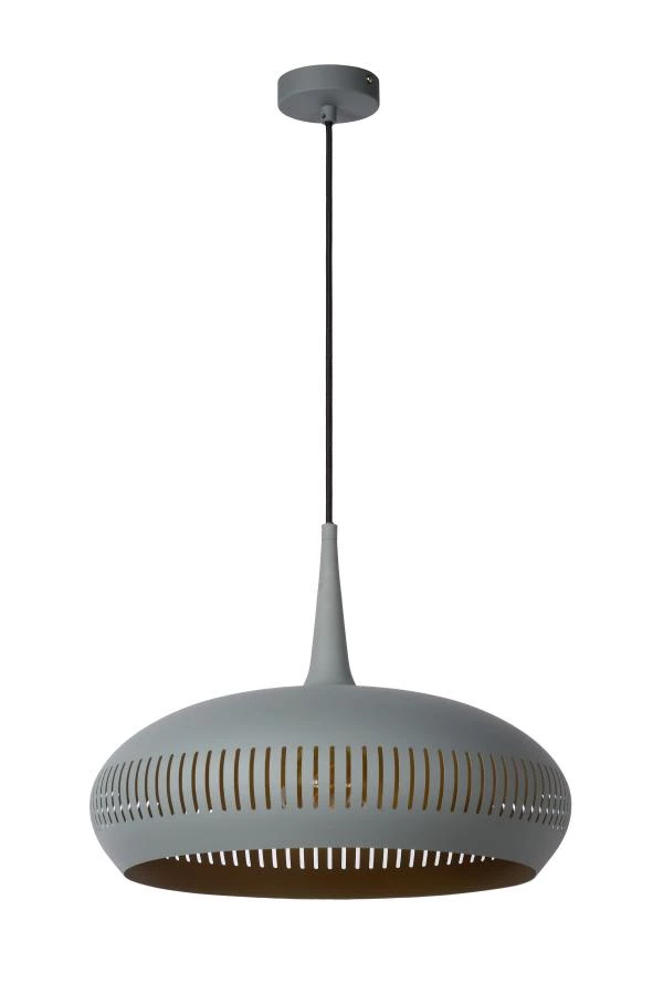 Lucide RAYCO - Pendant light - Ø 45 cm - 1xE27 - Grey - off